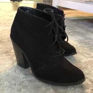 Lace up ankle boots